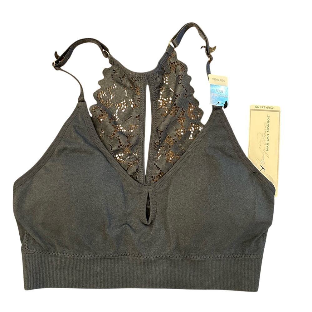 NWT- Marilyn Monroe Lace Racerback Seamless Bralette